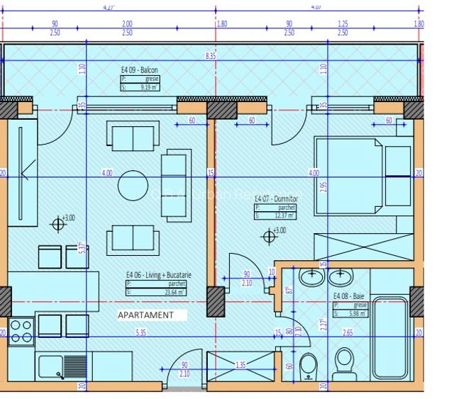 Apartament 2 camere Mamaia Nord -OBA Urban Residence- Proiect finalizat - 10