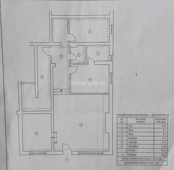 Apartament cu 3 camere/ Paulesti/ Gageni - 1