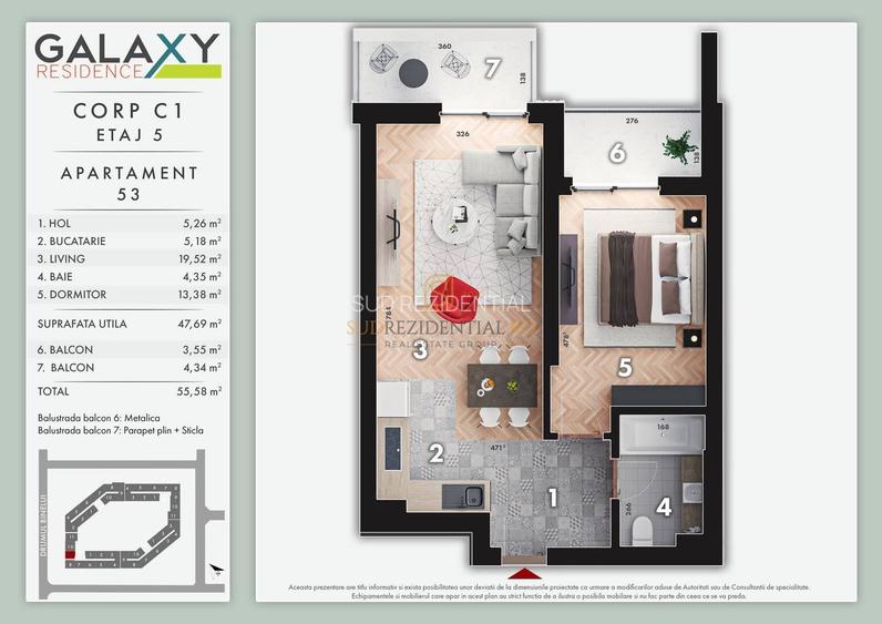 Apartament cu 2 camere, tip studio, bloc nou, Bd.Metalurgiei, Sect.4 - 1