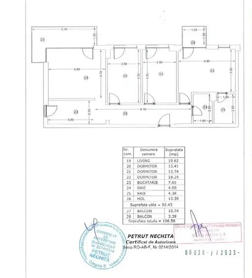 Apartament 4 camere Ultracentral | Comision 0% | 2 parcari | Finalizat - 26