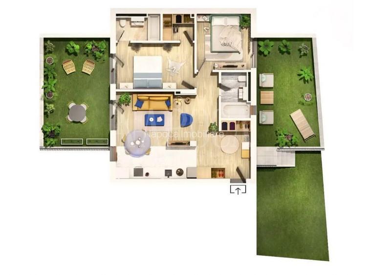 Apartament 3 camere de vanzare in Grigorescu, Cluj Napoca - 2