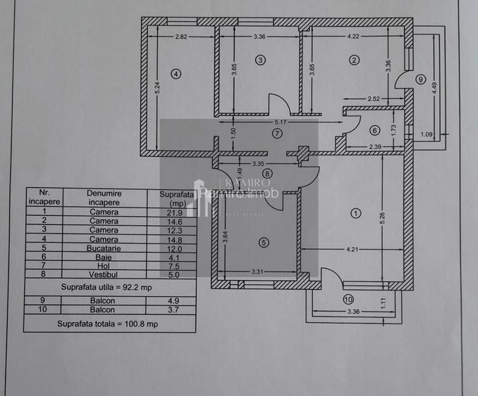 Apartament 4 camere Otopeni - 13