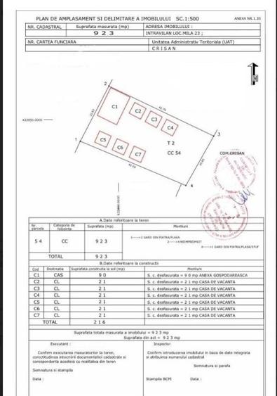 Hotel/Pensiune, 216 mp în Mila 23 - 7