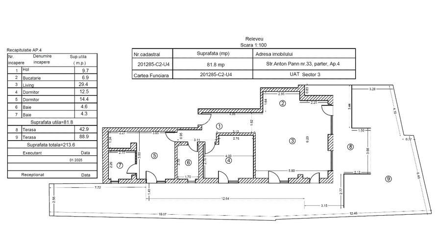 Unirii Prima Inchiriere - Bloc Nou Modern - Apartament cu Gradina - 15