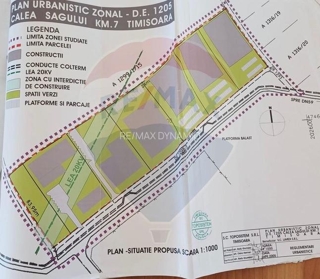 Teren parcelat, 27,299mp Timisoara / Zona Sagului - 3