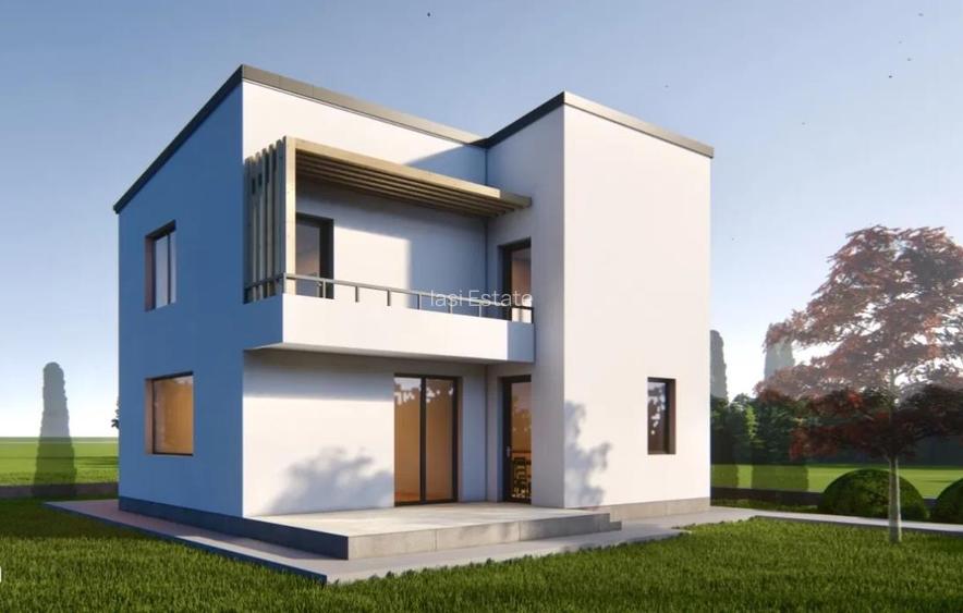 Vila 4 camere Valea Lupului | Toate utilitatile | Canalizare | Teren 580 mp | La - 2