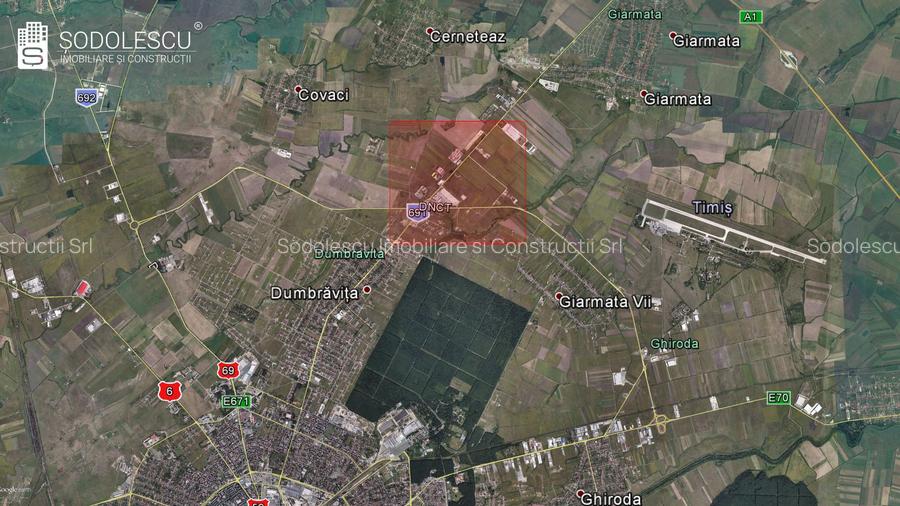 Parcele teren industrial cu PUZ - 2.700 mp, Giarmata - 10