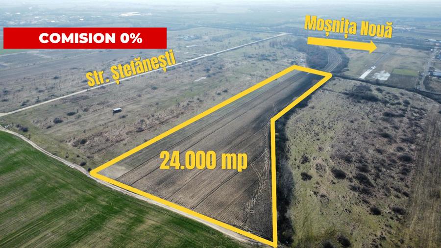 Teren ideal pentru parcelare - investitie excelenta - Mosnita - comision 0%