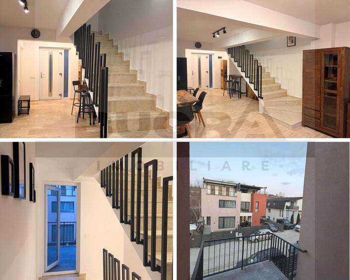Duplex ultrafinisat de 120mp, curte 250mp, 4 parcari, zona Campului