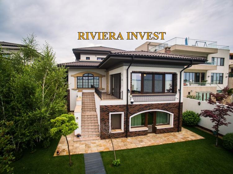 Ovidiu Sud-Vila de lux cu piscină și ponton situate pe malul lacului Siutghiol