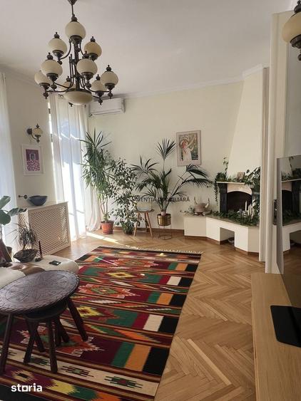 Apartament boem 128 mp | 50 m de Cișmigiu | renovat integral | parcare