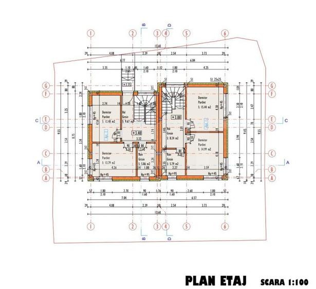 Unitatea C2 , Duplex semifinisat, zona Dambul Rotund, priveliste spre oras