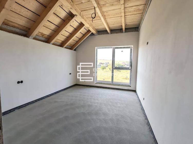 Casă nouă, 5 camere, terasă 22 mp, teren 340 mp – Șura Mare