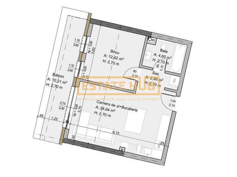 Traian 44 | 2 camere central | 0% comision - 2