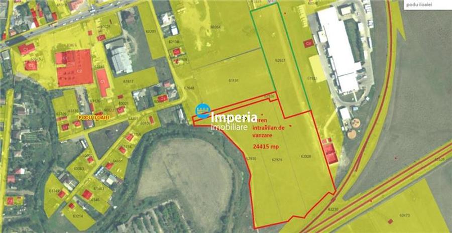 Teren intravilan de vanzare Podu Iloaiei,24415 mp
