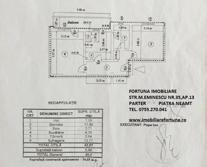 Apartament 2 camere decomandate - Precista