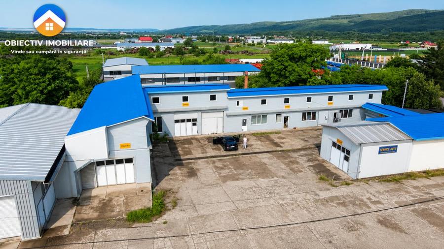 Spatiu industrial 3110 mp teren, hala productie+service auto, Targu Neamt