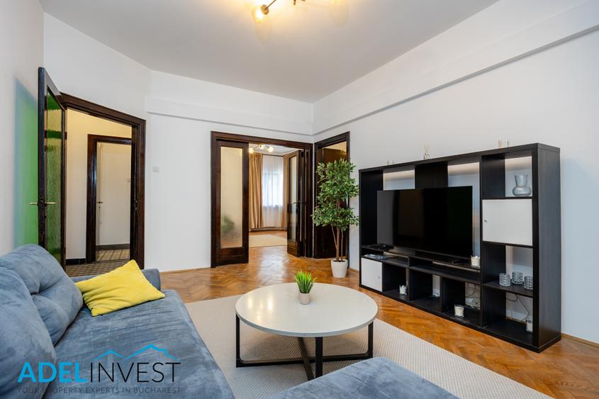 Calea Victoriei | 5 camere | Mobilat & utilat modern |Centrală proprie| 1.100 €