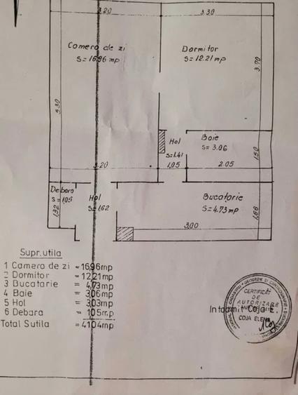 Apartament 2 Camere Semidecomandat | Zona Centru | Etaj 3/7
