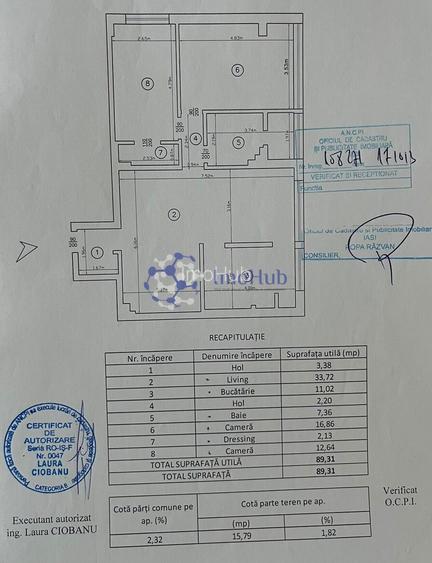 Ap 3 cam, 90 mp, parcare, Tudor Residence - Bucsinescu - 12