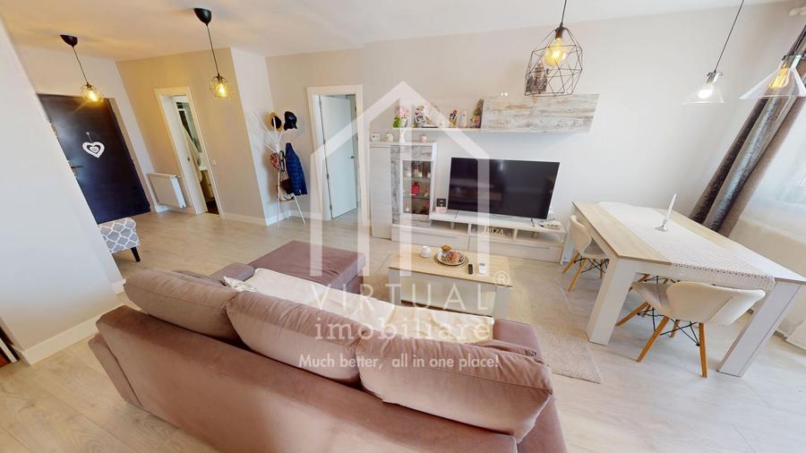Apartament de vanzare in Sibiu, 77 mp, mobilat si utilat, cartier Alma