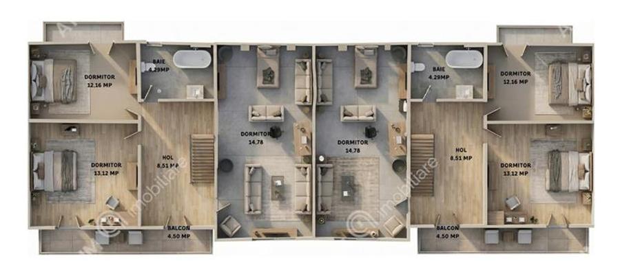 Casa cu 4 camere si teren propriu de 260 mp localizat in Selimbar Mohu