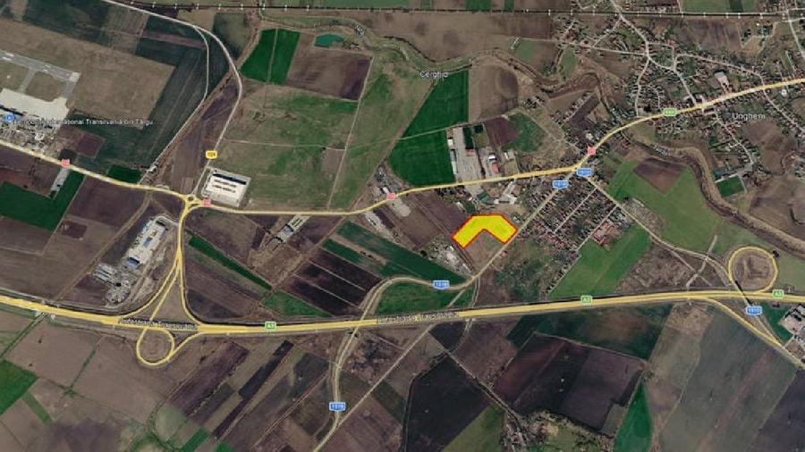 Ungheni - Mures, Teren industrial  24,600 mp si Cladiri demolabile