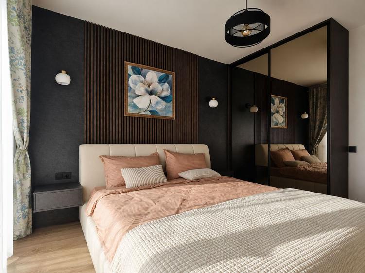 Apartament 2 camere, finisat mobilat, 45 mp, str Eroilor Floresti