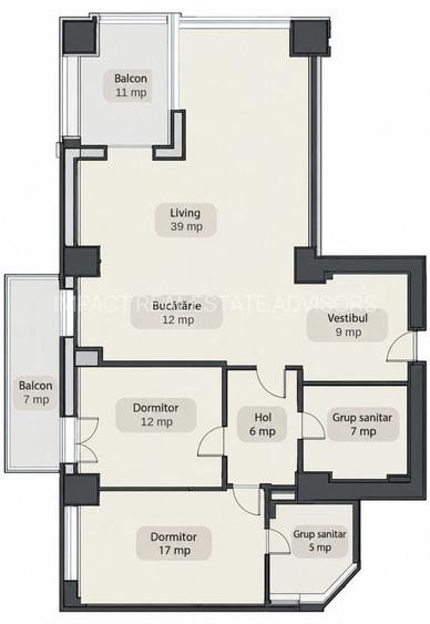 APARTAMENT 3 CAMERE | METROU PIPERA | - 1