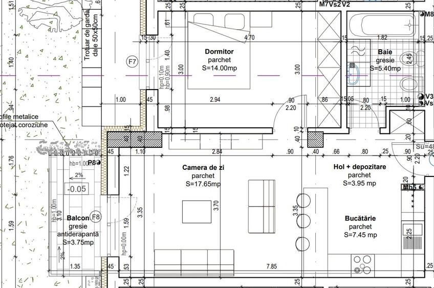 Apartament de 2 camere, ansamblu rezidential nou - 1