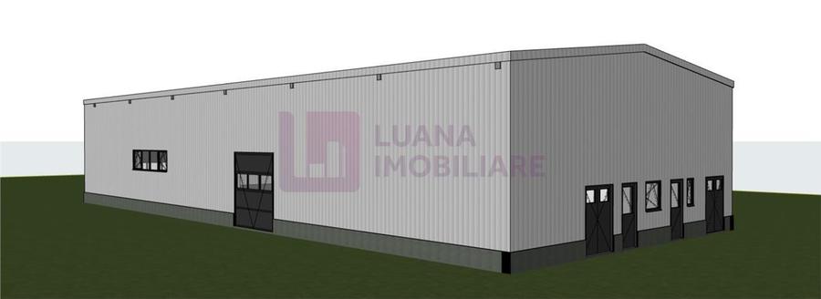 Hala industriala Cristian 270 mp | cu proiect pentru inca 2 hale | teren 3000 mp