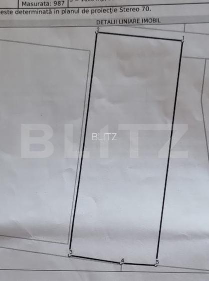 Teren intravilan, 987 mp, deschidere 19,5 m, Mânăstire Cârcea - 5