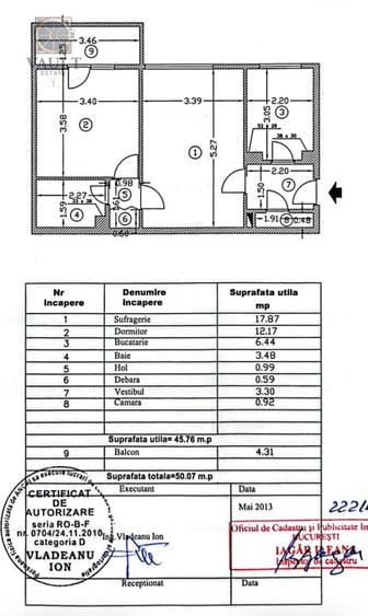 Apartament 2 camere-1 minut de mers pana la metrou 1 decembrie