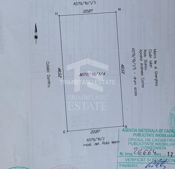 Teren Intravilan Plaja Corbu | 1.064 mp | Ideal Investiție - 1