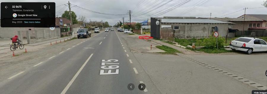 De vanzare spațiu comercial stradal comuna Topraisar, jud. Constanța