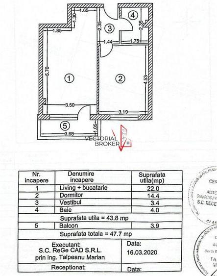 APARTAMENT 2 CAMERE LA CHEIE+2 PARCARI