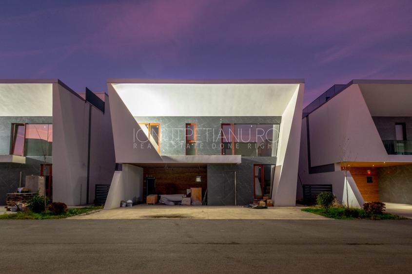 Vila cu design modern si piscina pe acoperis!