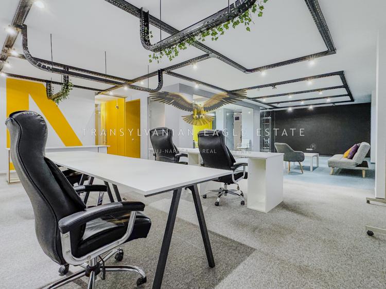 Spatiu de birouri modern|4 încăperi|Calea Turzii/Hexagon