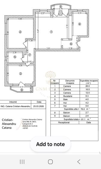 Apartament 3 camere Unirii / Matei Basarab / bloc reabilitat