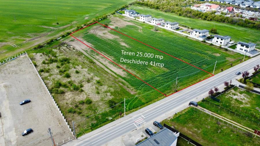Teren Intravilan 25000mp Balotesti, Ion Lahovari, toate utilitatile, 41mp desc