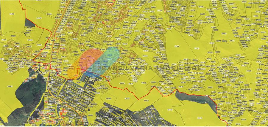 Teren intravilan construibil 924 mp – Jucu | Front 20 ml | Toate utilitățile