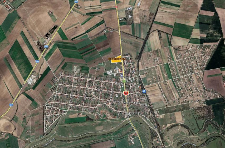 De vanzare teren, comercial, industrial, logistica, nu necesita PUZ, Sag - Timis