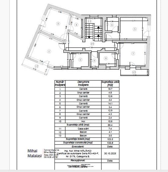 Vitan Mall- imobil nou SC 573mp, 11 camere cu baie proprie/clinica/Airbnb