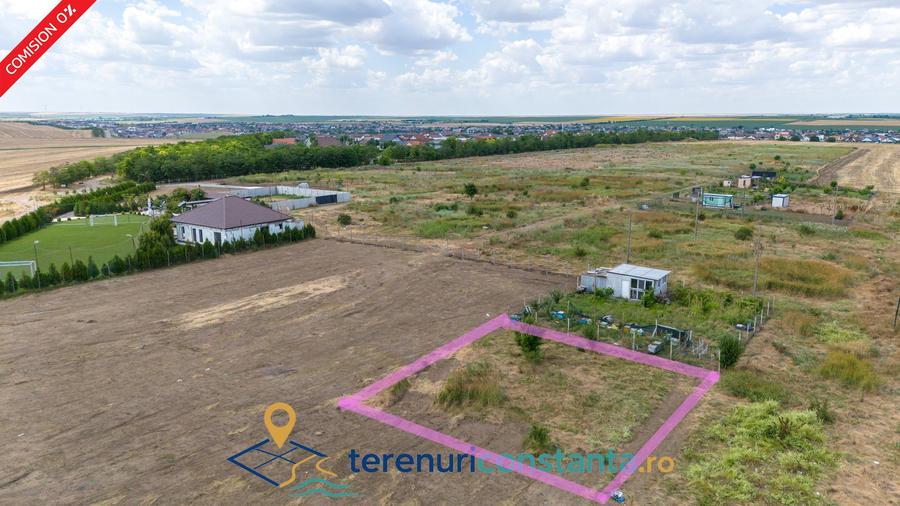 ✅Preț fix: Teren intravilan Valu lui Traian · PUZ P+2 | 400m²: 19 X 21