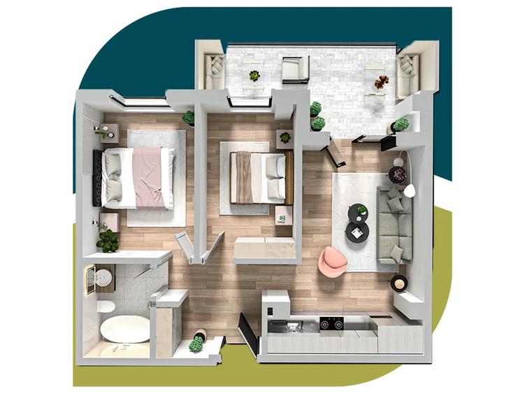Apartament Nou 3 camere de vanzare Galata