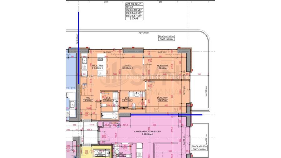 REA1027931 Apartament 3 camere ansamblu rezidential High End I Aviatiei - 16