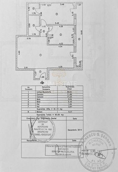 Apartament 3 camere/ centrala  / 2 bai / bloc 2014 Nerva Traian  , echipat lux - 7
