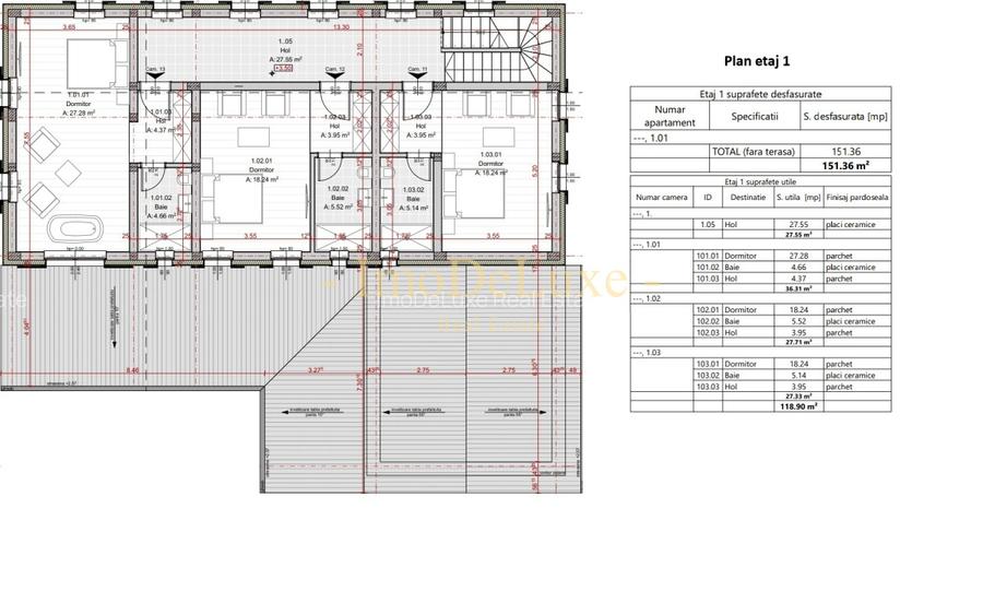 Teren cu proiect 5*, in curs de autorizare, la 500m de partia Marisel