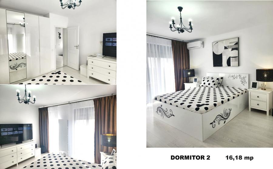 Domnesti, Vila duplex, mobilata si utilata, 4 camere, 135mp, teren 250mp. - 2