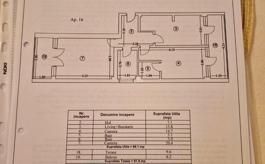 vand apartament 3 camere Mamaia Nord (Azimuth) - 16